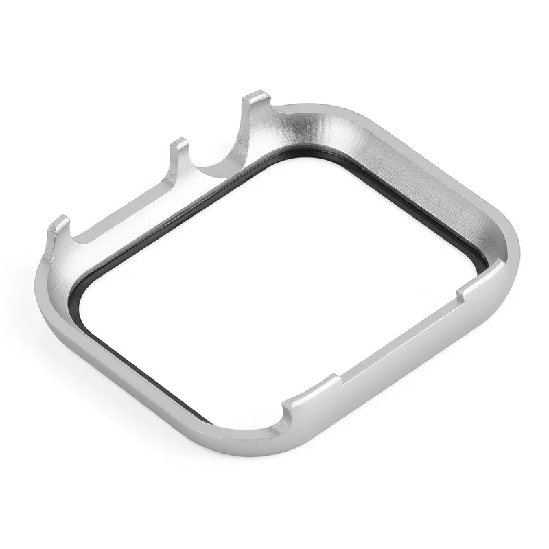 Mega Stylisch Apple Smartwatch Universell Hülle mit Displayschutz in Metall und Gehärtetes Glas