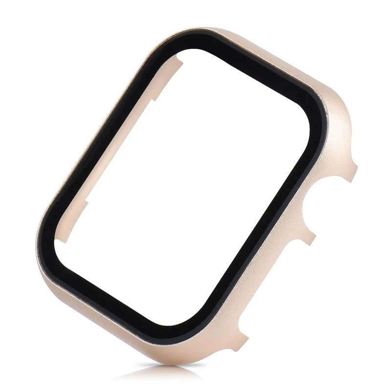 Mega Stylisch Apple Smartwatch Universell Hülle mit Displayschutz in Metall und Gehärtetes Glas