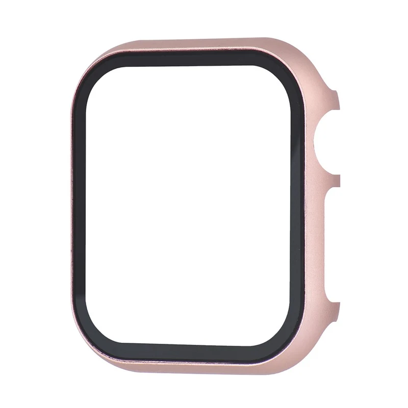 Mega Stylisch Apple Smartwatch Universell Hülle mit Displayschutz in Metall und Gehärtetes Glas