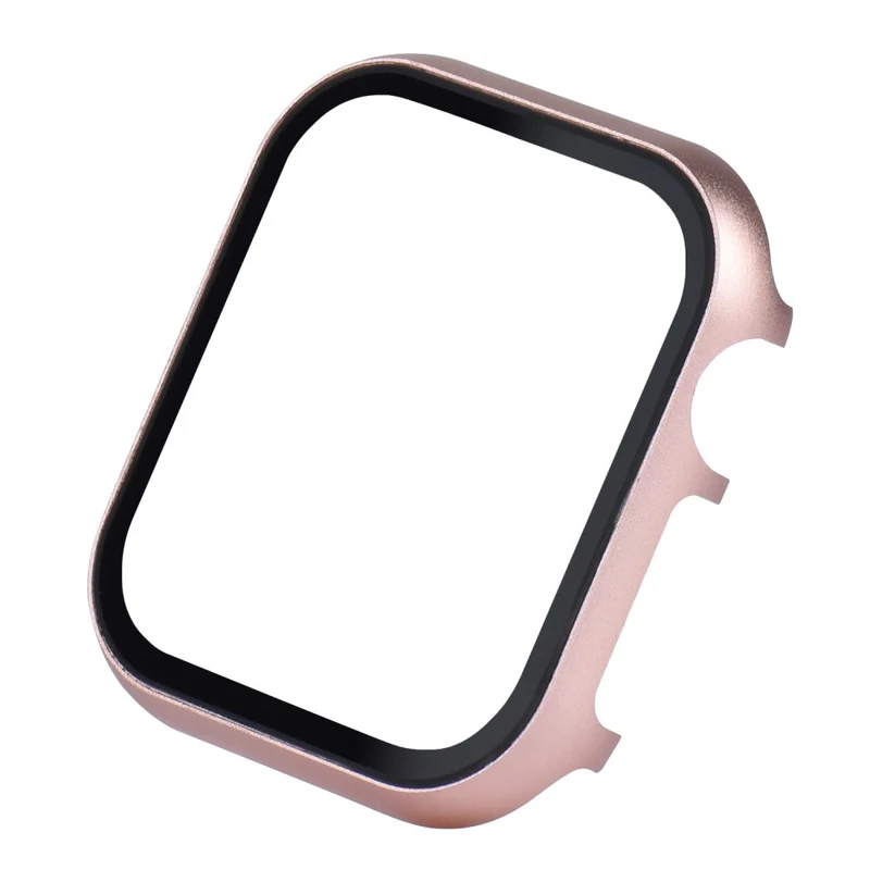 Mega Stylisch Apple Smartwatch Universell Hülle mit Displayschutz in Metall und Gehärtetes Glas