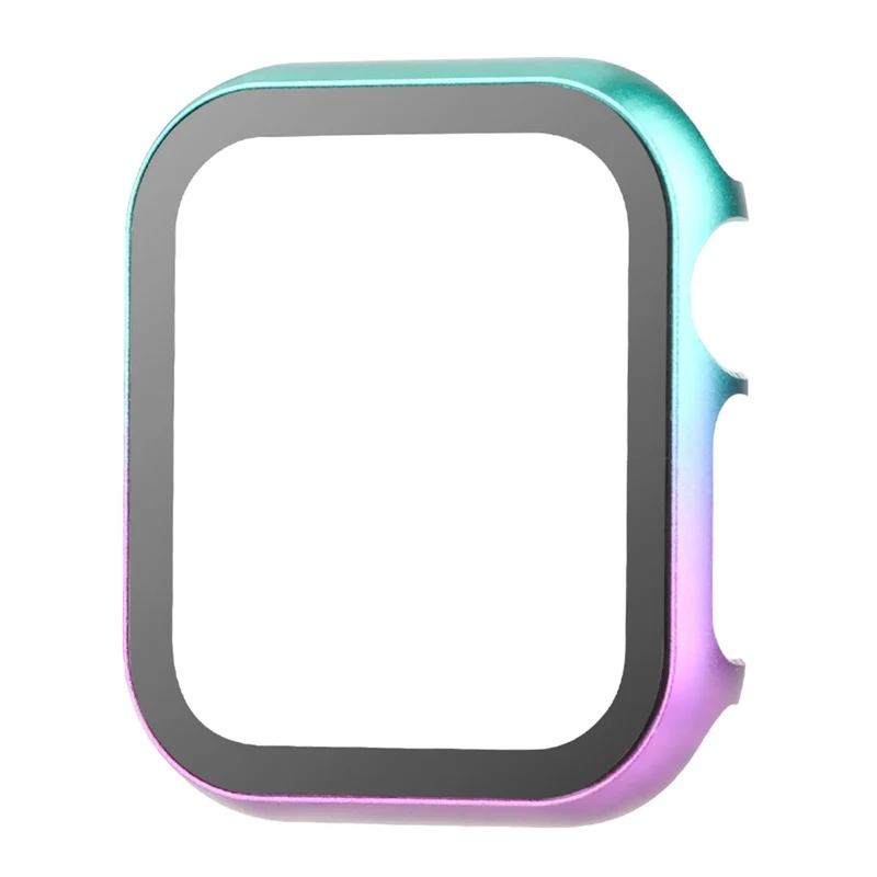 Mega Stylisch Apple Smartwatch Universell Hülle mit Displayschutz in Metall und Gehärtetes Glas