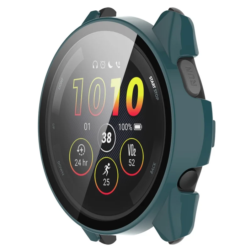 Super Gut Garmin Forerunner 265 Hülle mit Displayschutz in Plastik und Gehärtetes Glas