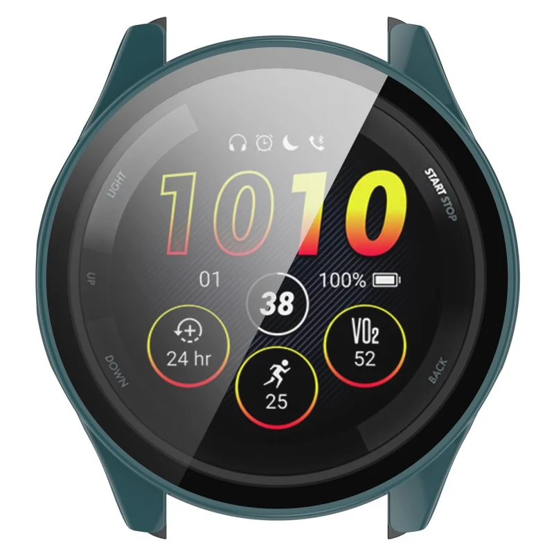 Super Gut Garmin Forerunner 265 Hülle mit Displayschutz in Plastik und Gehärtetes Glas