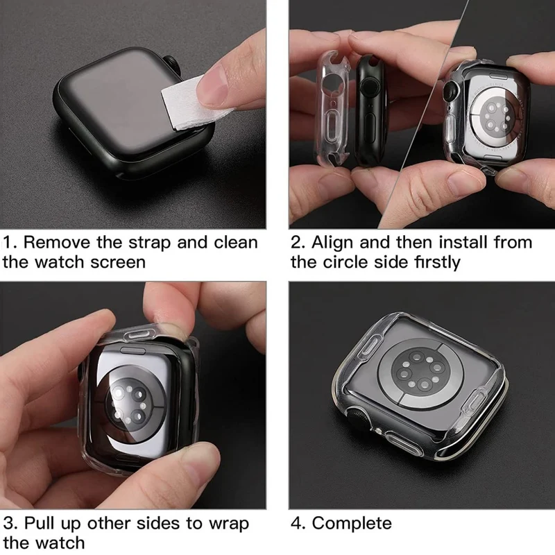 Auffallend Stilvoll Apple Smartwatch Silikon / TPU Hülle