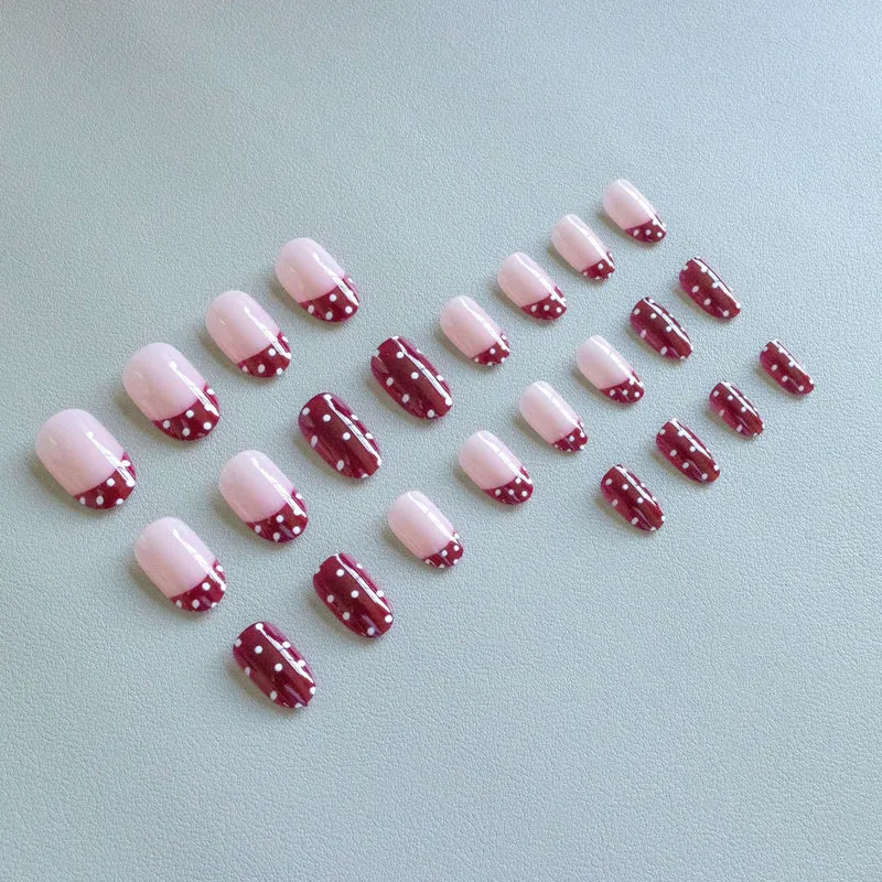 Elegantes Spitz-Acryl-Nagelkunst-Set