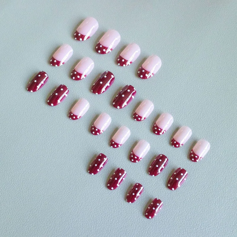 Elegantes Spitz-Acryl-Nagelkunst-Set