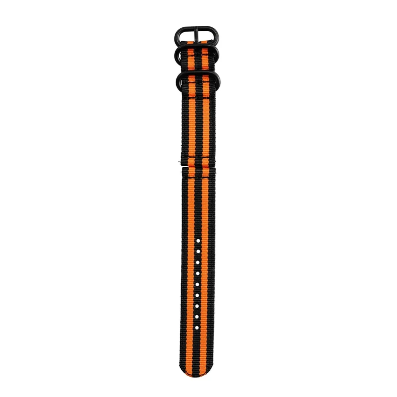 Xiaomi Watch S5 Nylonarmband mit Schnalle (Schwarz/Orange)