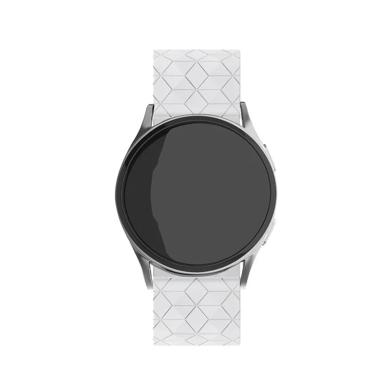 Xiaomi Watch S5 'Hexagon' Silikonarmband (Weiß)
