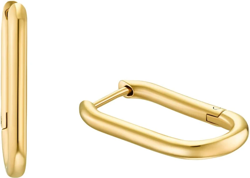 Kreolen Karabinerhaken gelbgold - s.Oliver Jewelry Modell: 2033906