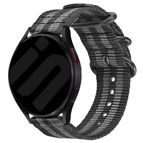 Xiaomi Watch S5 Nylonarmband mit Schnalle (Schwarz/Grau)