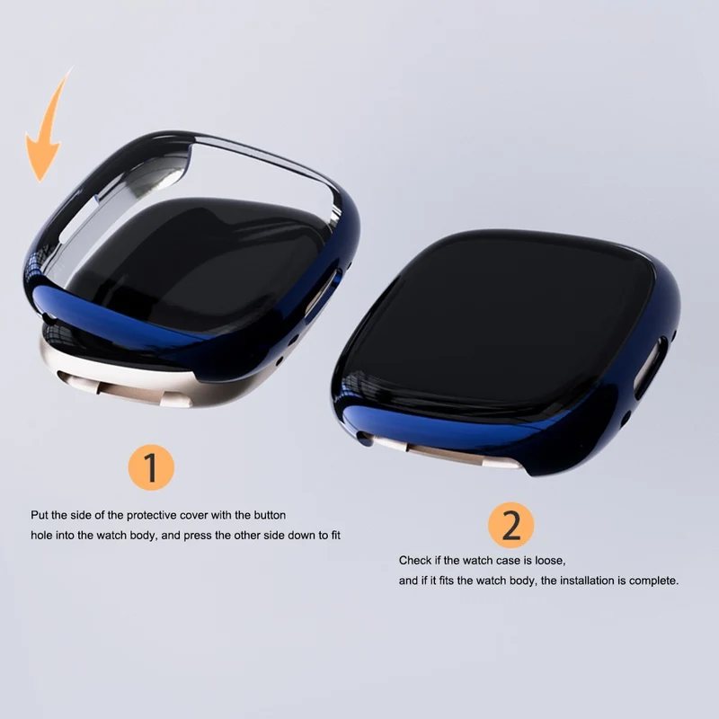 Super Stylisch Fitbit Sense 2 Silikon / TPU Hülle