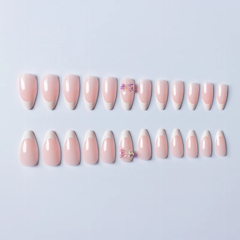 Elegantes französisches Tipp-Acryl-Nagelkunst-Set
