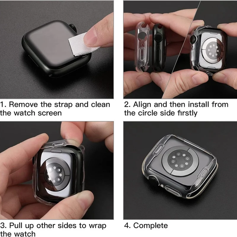Schützend Apple Watch Ultra Silikon / TPU Hülle