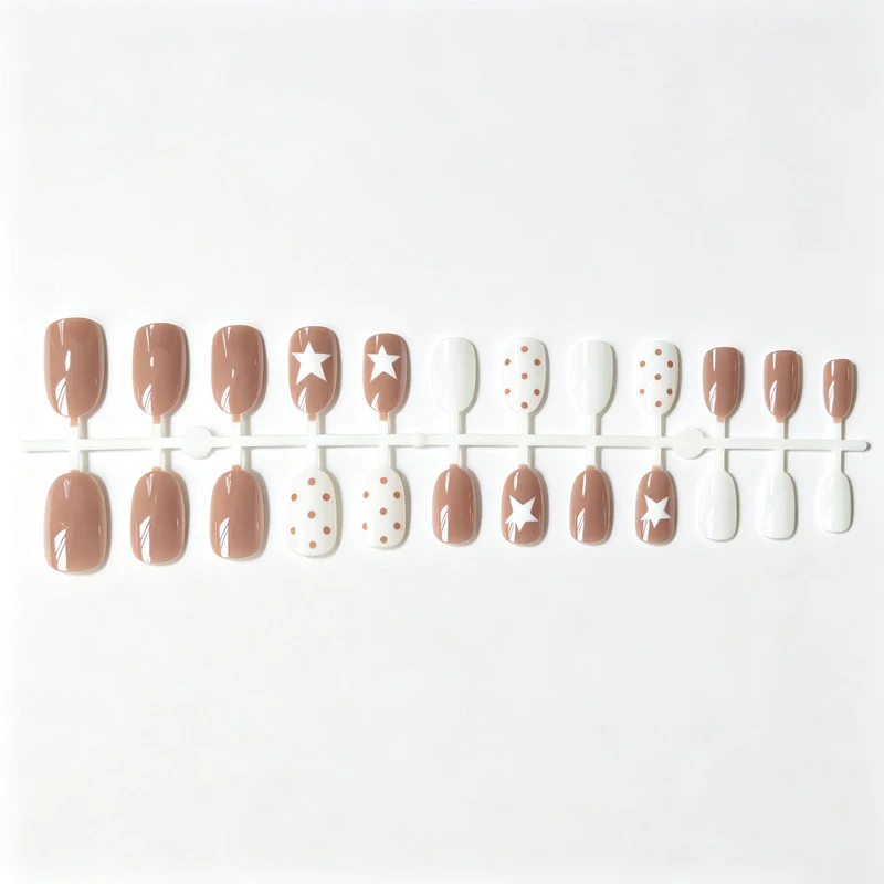Künstlerisches Stern- und Punkt-Nagelkunst-Set