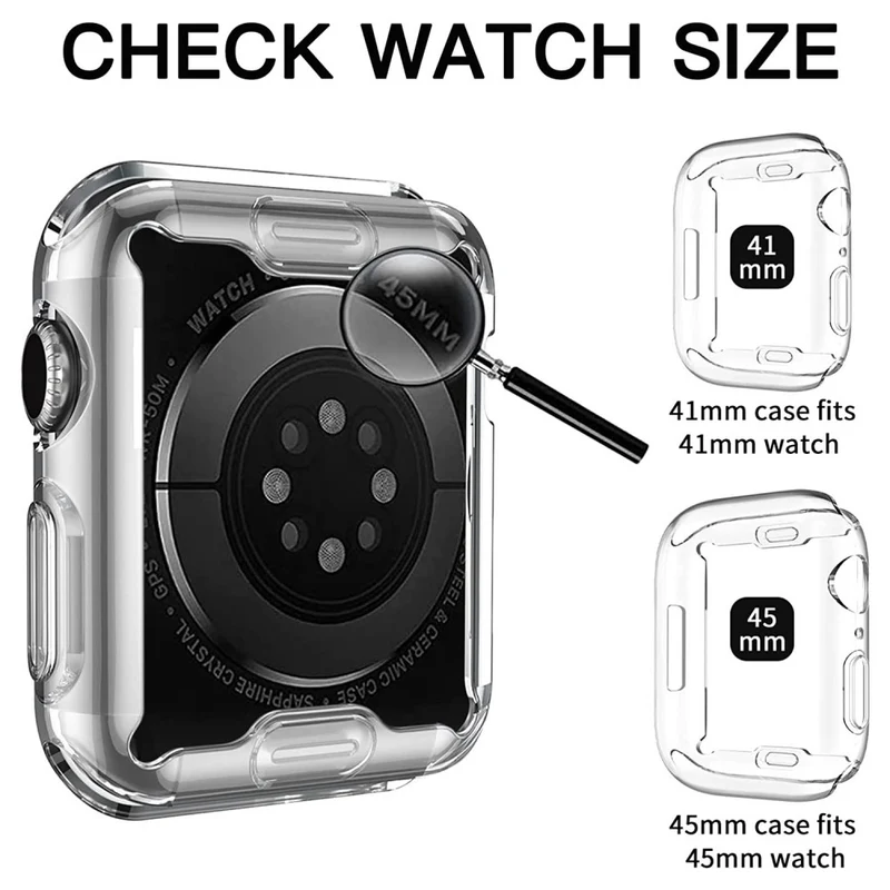 Absolut Modisch Apple Watch Series 8 (45mm) Silikon / TPU Hülle