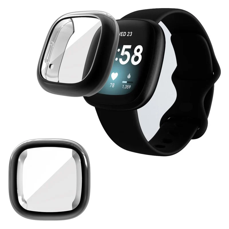 Super Stylisch Fitbit Sense 1 / Fitbit Versa 3 Silikon / TPU Hülle