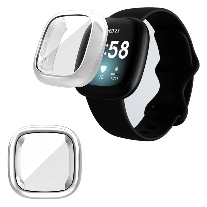 Super Stylisch Fitbit Sense 1 / Fitbit Versa 3 Silikon / TPU Hülle