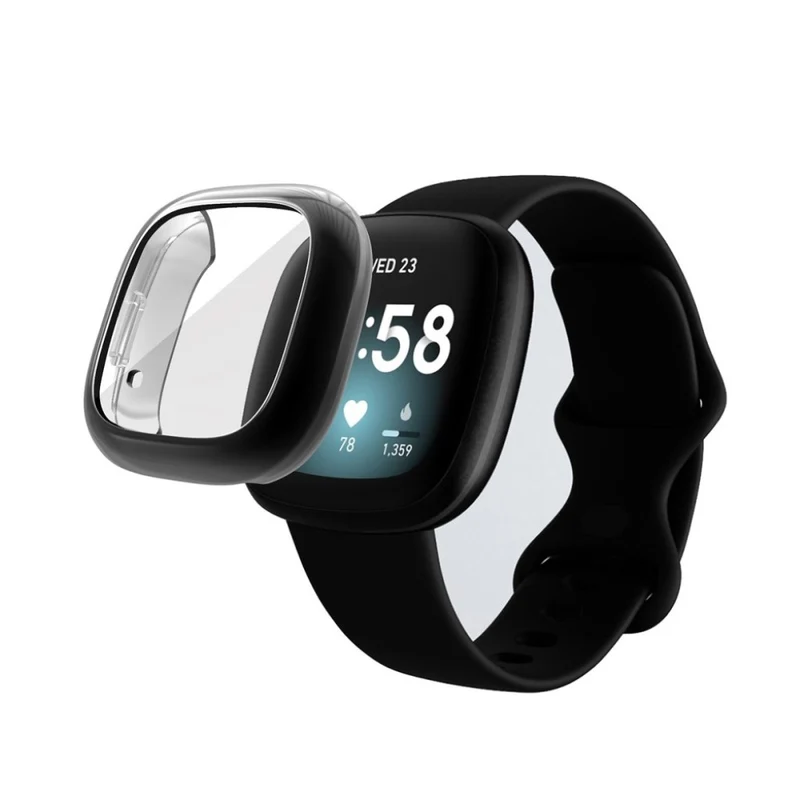 Super Stylisch Fitbit Sense 1 / Fitbit Versa 3 Silikon / TPU Hülle