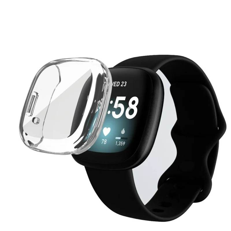 Unglaublich Stylisch Fitbit Sense 1 / Fitbit Versa 3 Silikon / TPU Hülle