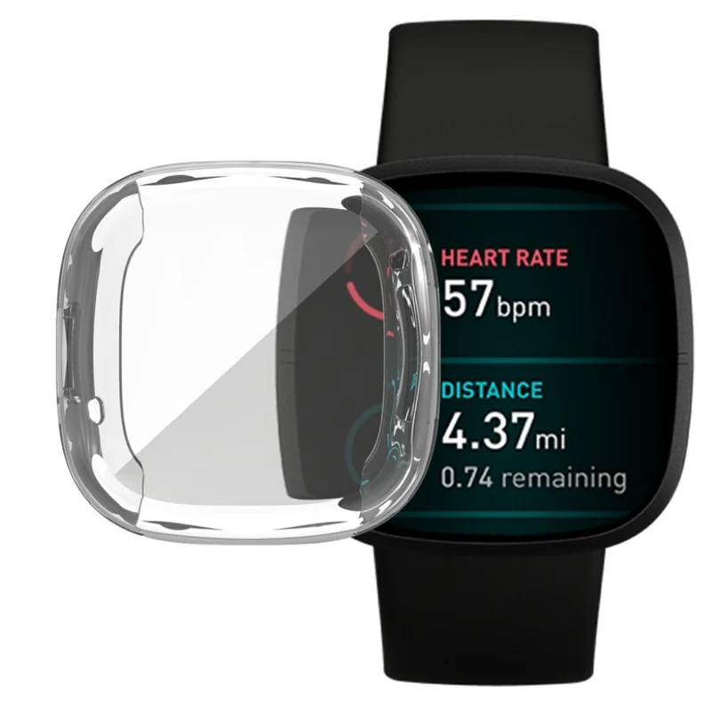 Unglaublich Stylisch Fitbit Sense 1 / Fitbit Versa 3 Silikon / TPU Hülle