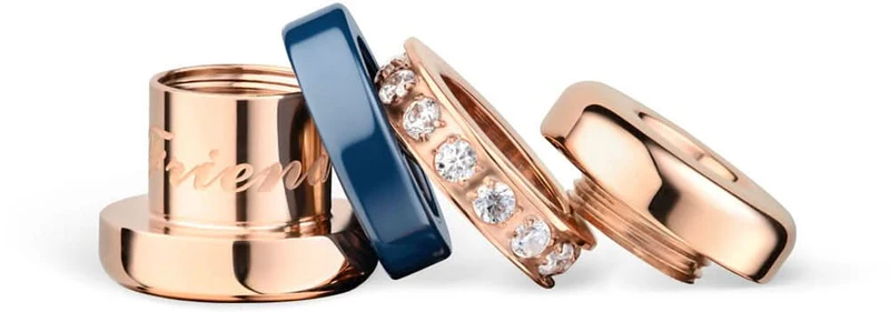 Charm aus Edelstahl - Bering Jewelry Modell: Friends4Ever-3