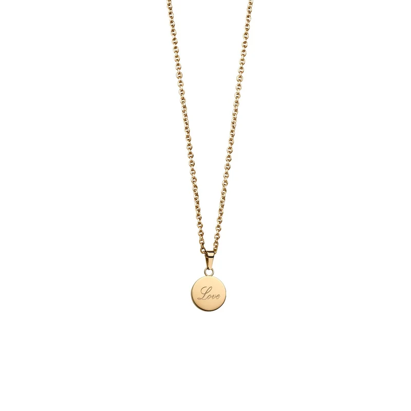ForYou-Set Halskette mit Anhänger und Ohrstecker - Bering Jewelry Modell: 427-707-Gold