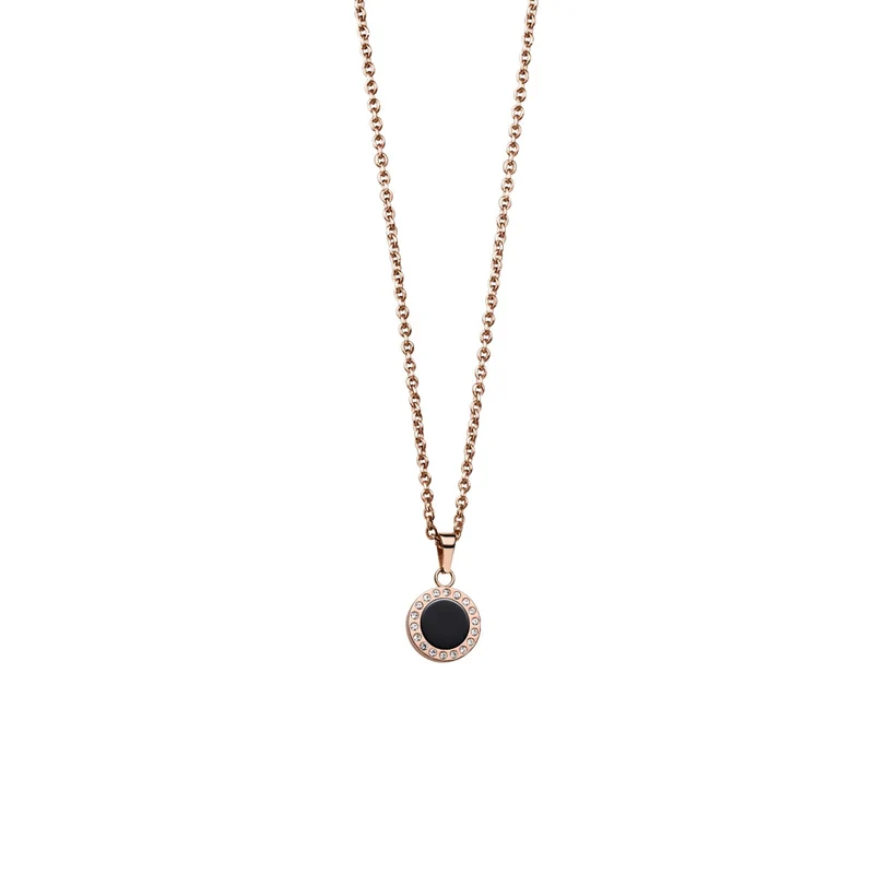 ForYou-Set Halskette mit Anhänger und Ohrstecker - Bering Jewelry Modell: 427-707-Black