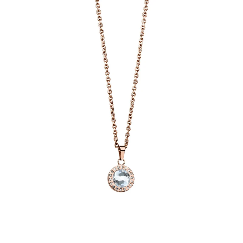 Schmuck-Set Halskette mit Anhänger und Ohrstecker - Bering Jewelry Modell: 429-711-Rosegold
