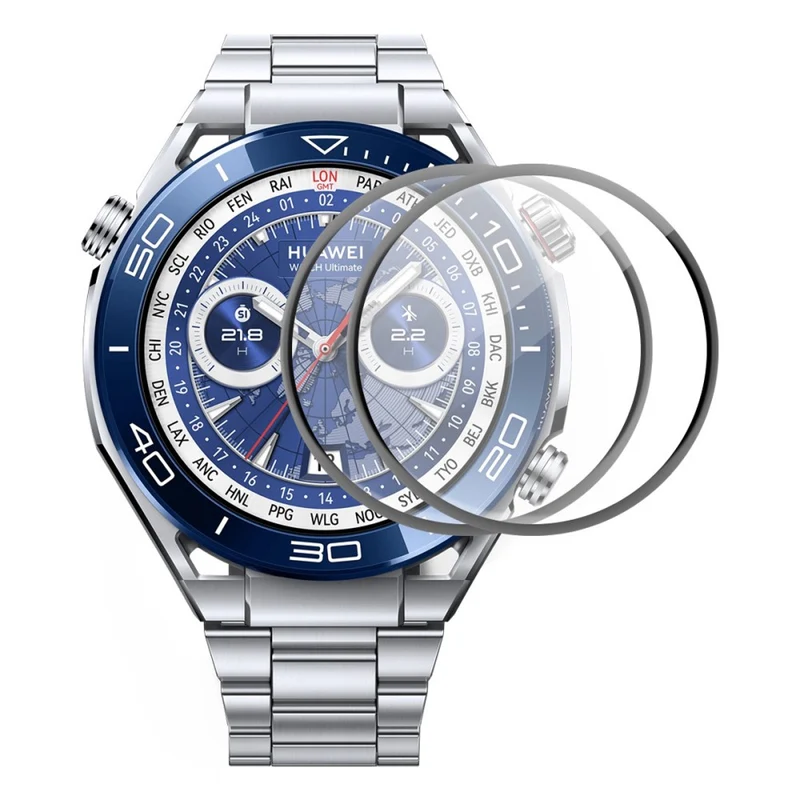 2stück Huawei Watch Ultimate Gehärtetes Glas Displayschutz