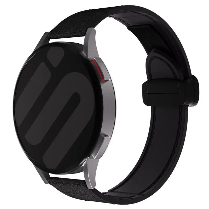 Xiaomi Watch S5 D-Schnalle Lederarmband (Schwarz)