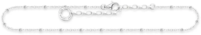 Fußkette mit Dots - 925 Sterling Silber