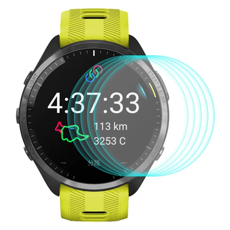 Garmin Forerunner 965 Gehärtetes Glas Displayschutz