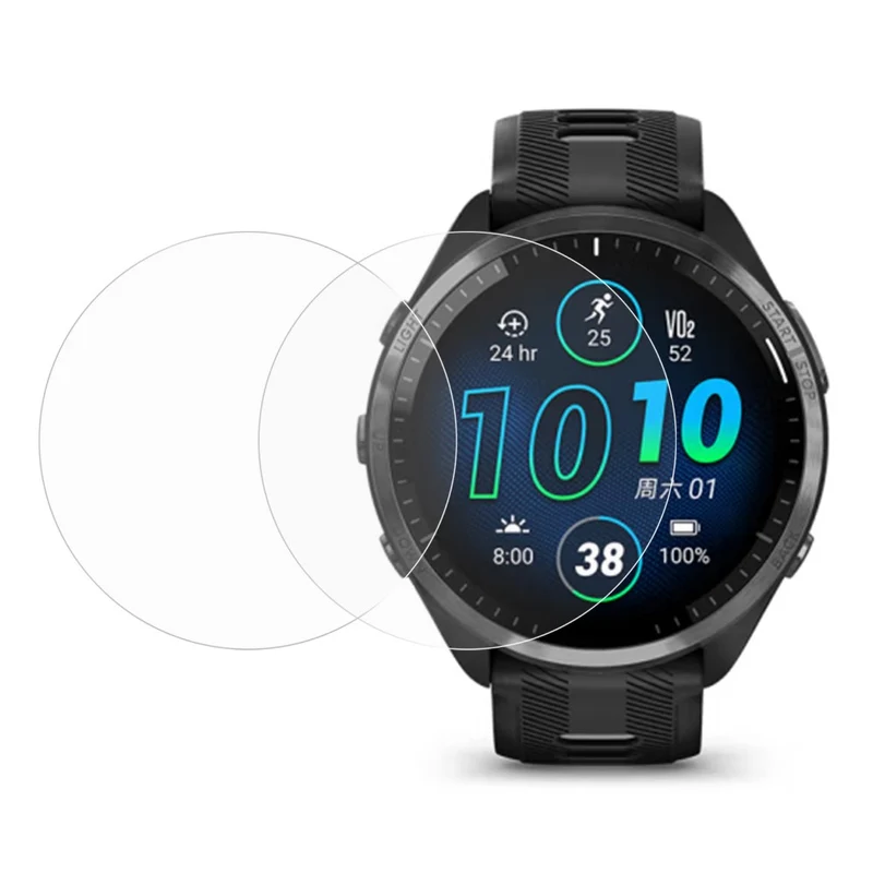 2stück Garmin Forerunner 965 Gehärtetes Glas Displayschutz