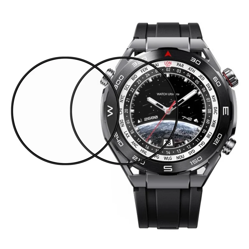 2stück Huawei Watch Ultimate Silikon / TPU HD Displayschutz