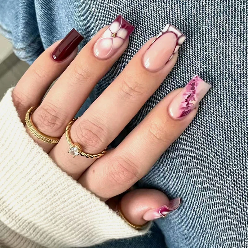 Kreative Acryl-Nagelkunst