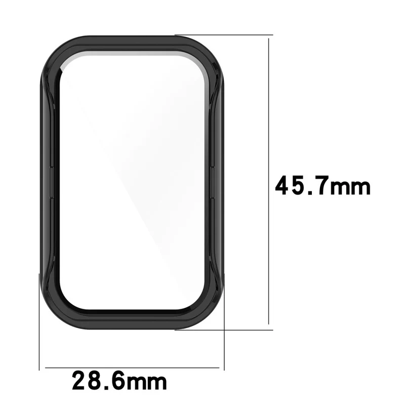 Absolut Gut Xiaomi Redmi Band 2 Hülle mit Displayschutz in Plastik und Gehärtetes Glas