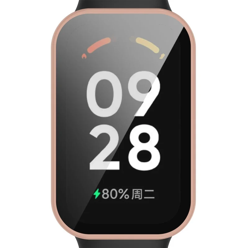 Absolut Gut Xiaomi Redmi Band 2 Hülle mit Displayschutz in Plastik und Gehärtetes Glas