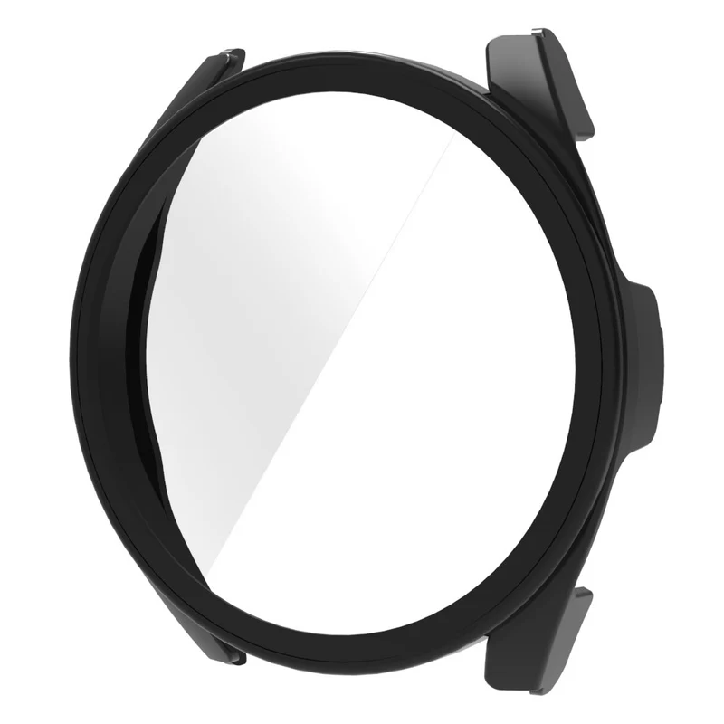 Auffallend Gut Xiaomi Watch S2 46mm Hülle mit Displayschutz in Plastik und Gehärtetes Glas