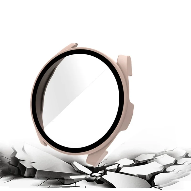 Auffallend Gut Xiaomi Watch S2 46mm Hülle mit Displayschutz in Plastik und Gehärtetes Glas