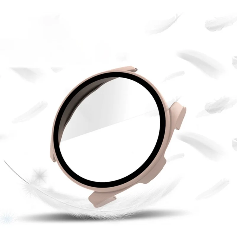 Auffallend Gut Xiaomi Watch S2 46mm Hülle mit Displayschutz in Plastik und Gehärtetes Glas
