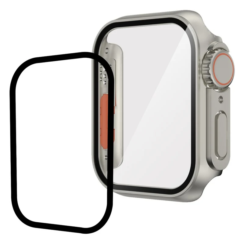 Mega Stylisch Apple Smartwatch Universell Hülle mit Displayschutz in Plastik und Gehärtetes Glas