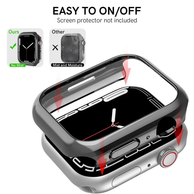 Absolut Schön Apple Watch Series 7 41mm / Apple Watch Series 8 (41mm) Plastik Hülle