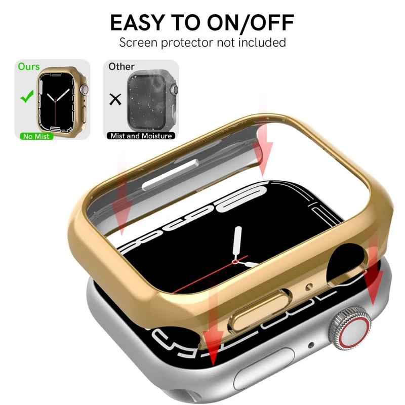 Absolut Schön Apple Watch Series 7 41mm / Apple Watch Series 8 (41mm) Plastik Hülle