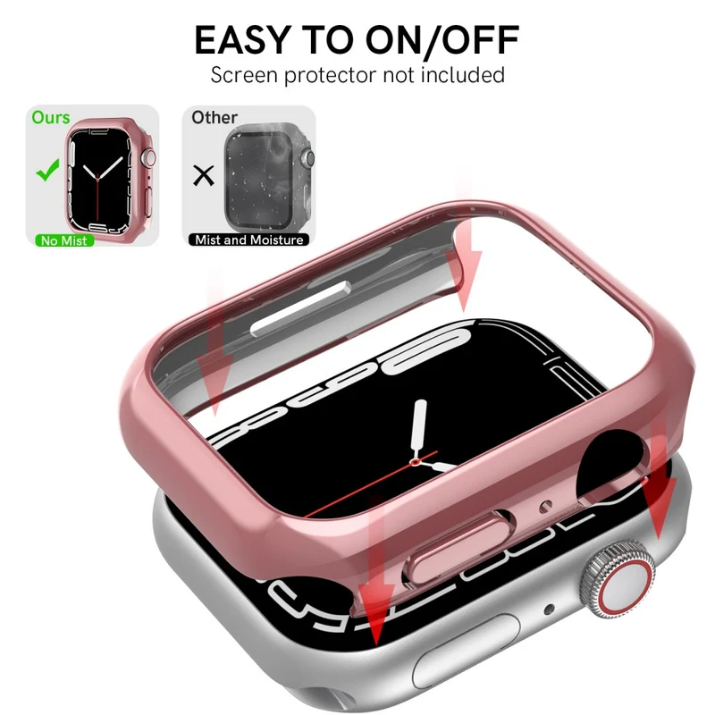 Absolut Schön Apple Watch Series 7 41mm / Apple Watch Series 8 (41mm) Plastik Hülle