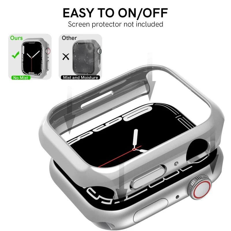 Absolut Schön Apple Watch Series 7 41mm / Apple Watch Series 8 (41mm) Plastik Hülle