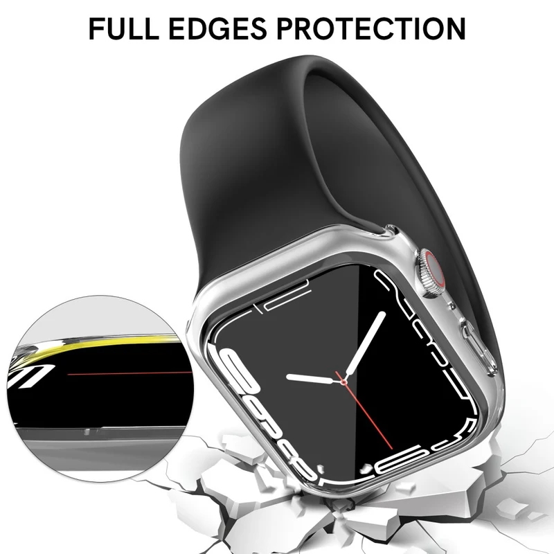 Unglaublich Gut Apple Watch Series 7 41mm / Apple Watch Series 8 (41mm) Plastik Hülle