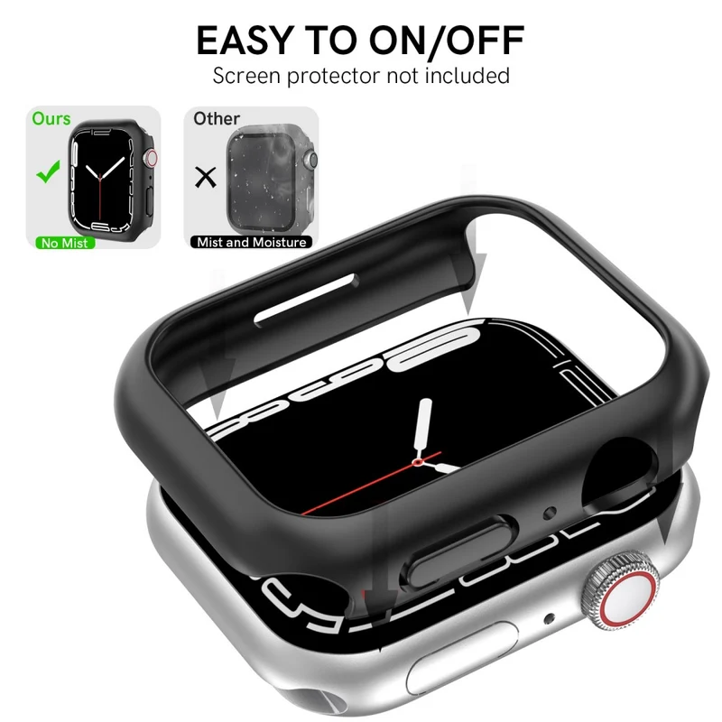 Unglaublich Gut Apple Watch Series 7 41mm / Apple Watch Series 8 (41mm) Plastik Hülle
