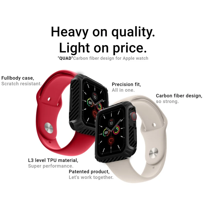 Unglaublich Schön Apple Watch Series 8 (41mm) / Apple Watch Series 7 41mm Silikon / TPU Hülle