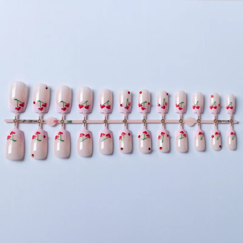 Kirsche-Themen Nagelkunst Set