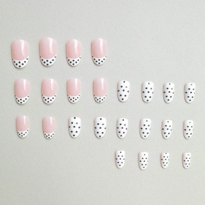 Künstlerisches Polka Dot Gel Nagelkunst Set